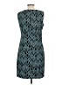 AB Studio Tweed Teal Cocktail Dress Size 10 - photo 2