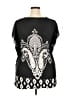 Second Skin Black Short Sleeve Blouse Size 2X - photo 2