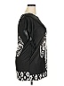Second Skin Black Short Sleeve Blouse Size 2X - photo 4
