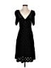 Mango Polka Dots Black Cocktail Dress Size 4 - photo 1