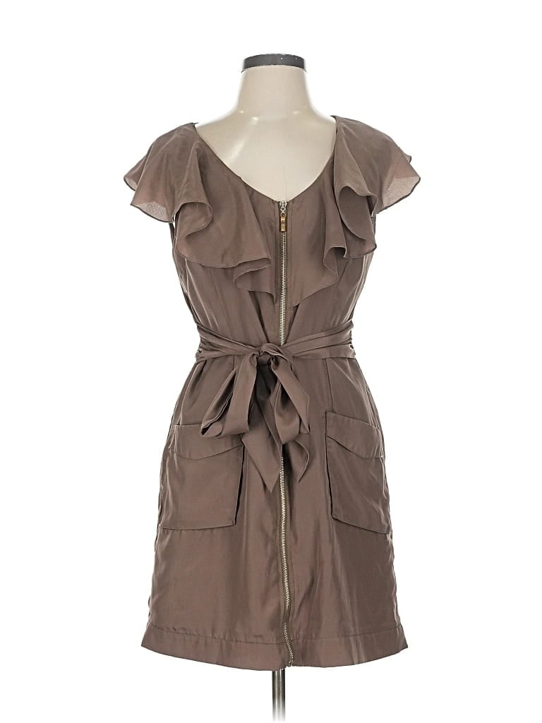 Pre-owned A'gaci Casual Dress In Brown