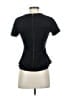 BCBGMAXAZRIA Black Short Sleeve Top Size XS - photo 2