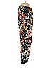 Aqua 100% Polyester Floral Black Casual Pants Size S - photo 4
