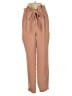 Express 100% Polyester Solid Brown Tan Casual Pants Size 4 - photo 1