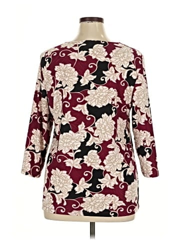 JM Collection 3/4 Sleeve Blouse (view 2)