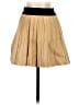 Parker Solid Tan Casual Skirt Size S - photo 1
