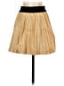 Parker Solid Tan Casual Skirt Size S - photo 2