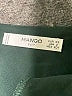 Mango Solid Black Green Cocktail Dress Size 2 - photo 6