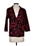 Laura Ashley 100% Polyester Print Red Blazer Size S - photo 1