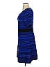 Taylor Stripes Blue Casual Dress Size XL - photo 5