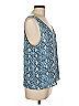 WAYF Blue Sleeveless Blouse Size L - photo 4