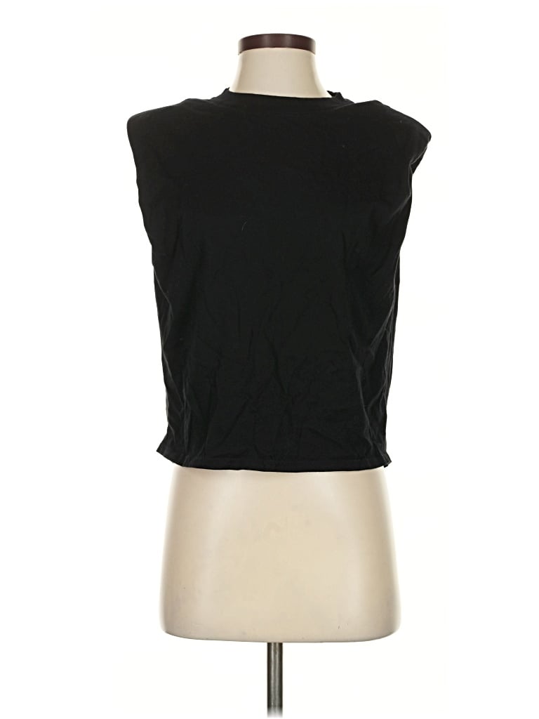 Pre-owned Babaton Sleeveless T-shirt In Black