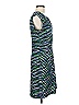 BCBGMAXAZRIA Stripes Blue Casual Dress Size M - photo 4