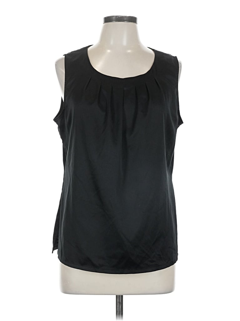Pre-owned Additions By Chico's Sleeveless Blouse In Black