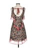 Judith March 100% Polyester Paisley Brown Casual Dress Size S - photo 2