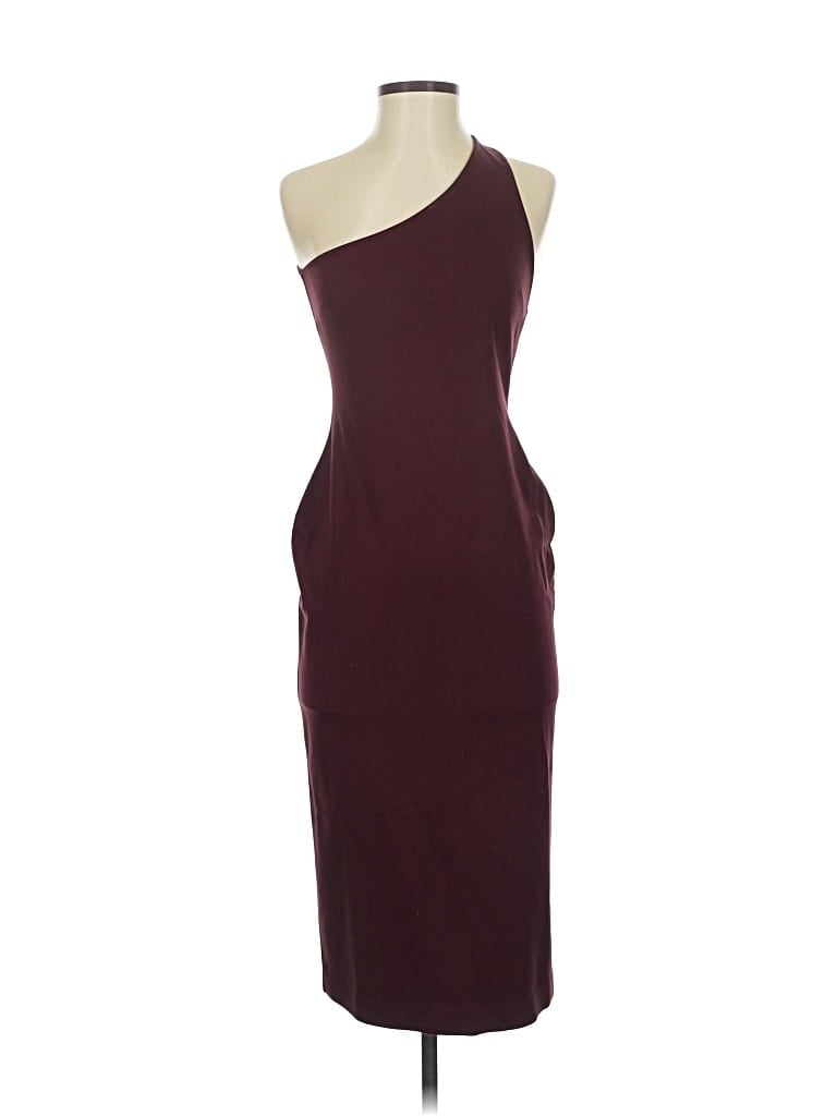Pre-owned Lpa Cocktail Dress In Burgundy