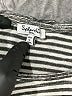 Splendid 100% Cotton Stripes Silver Short Sleeve T-Shirt Size S - photo 7