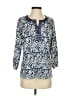 Cathy Daniels Blue 3/4 Sleeve Blouse Size S - photo 1