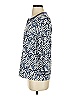 Cathy Daniels Blue 3/4 Sleeve Blouse Size S - photo 5