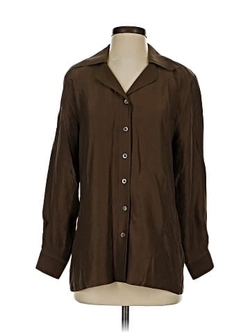Escada by Margaretha Ley Long Sleeve Blouse (view 1)