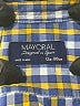 Mayoral Checkered-gingham Yellow Long Sleeve Button-Down Shirt 9-12 MO / 12 MO - photo 3