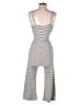 Monteau Stripes Gray Jumpsuit Size S - photo 2
