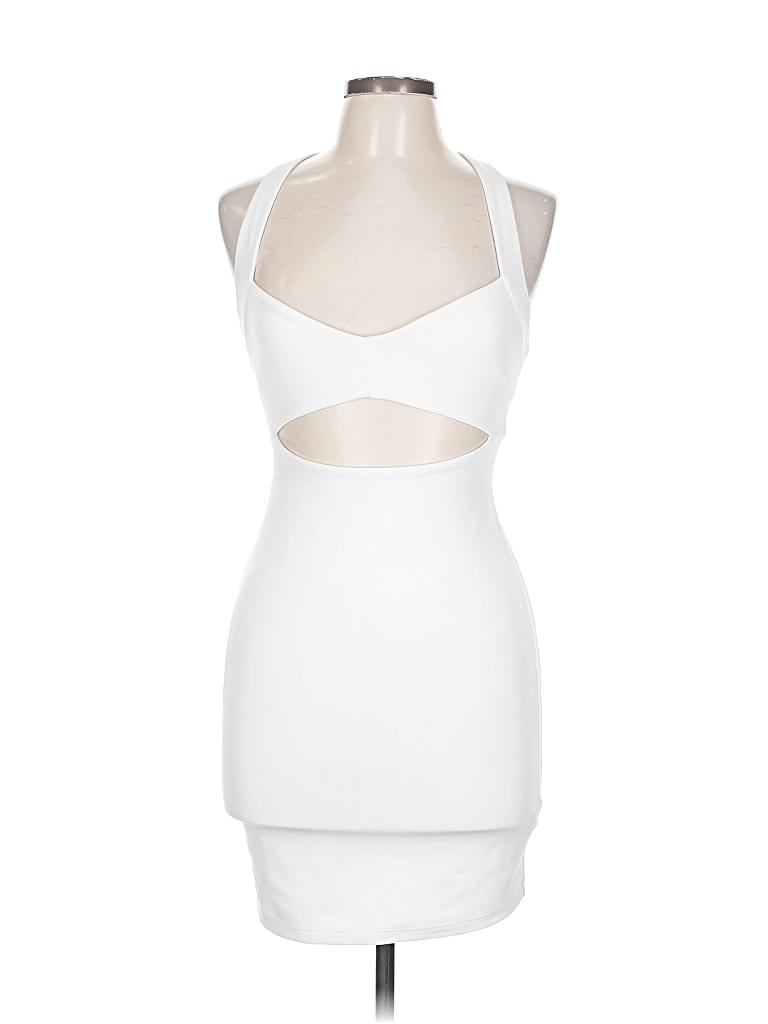 Pre-owned Nookie Cocktail Dress In White