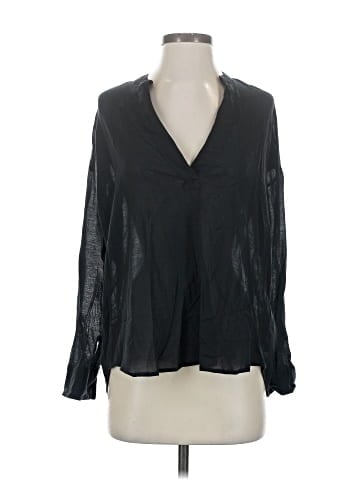 James Perse Long Sleeve Blouse (view 1)
