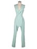 Lavish Alice Solid Green Jumpsuit Size 4 - photo 2