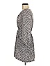 Eliot 100% Silk Chevron-herringbone Multi Color Gray Casual Dress Size 6 - photo 5