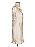 Princess Polly 100% Polyester Metallic Silver Tan Cocktail Dress Size 4 - photo 4