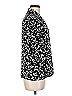 MICHAEL Michael Kors 100% Polyester Floral Black Short Sleeve Blouse Size M - photo 4