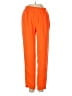 J.Crew 100% Polyester Color Block Orange Casual Pants Size 00 - photo 1