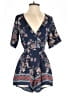Ash & Violet Paisley Blue Romper Size XS - photo 1