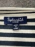 Splendid Stripes Ivory Short Sleeve Turtleneck Size L - photo 7