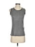 August Silk Gray Sleeveless Top Size S - photo 1