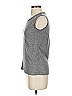 August Silk Gray Sleeveless Top Size S - photo 5