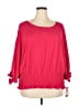 Vince Camuto 100% Polyester Red 3/4 Sleeve Blouse Size 2X - photo 1