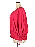 Vince Camuto 100% Polyester Red 3/4 Sleeve Blouse Size 2X - photo 5