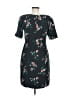 Draper James 100% Polyester Floral Black Casual Dress Size 8 - photo 2