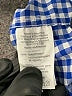 Crewcuts Checkered-gingham Blue Long Sleeve Button-Down Shirt Size 4 - 5 - photo 4