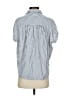 Madewell 100% Viscose Stripes Blue Short Sleeve Blouse Size XS - photo 2