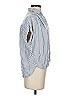 Madewell 100% Viscose Stripes Blue Short Sleeve Blouse Size XS - photo 4