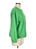 Unbranded Solid Green Sweatshirt Size M - photo 4