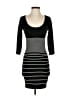 Max Studio Stripes Black Casual Dress Size S - photo 1