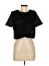 Katharine Kidd Black Short Sleeve Top Size 6 - photo 1