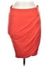 Helmut Lang Solid Red Casual Skirt Size M - photo 1