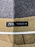 Zara Solid Green Khaki Shorts Size M - photo 3