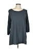 DaftBird 100% Cotton Gray 3/4 Sleeve Top Size L - photo 1