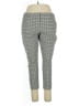 Alfani Houndstooth Gray Casual Pants Size 16 - photo 1